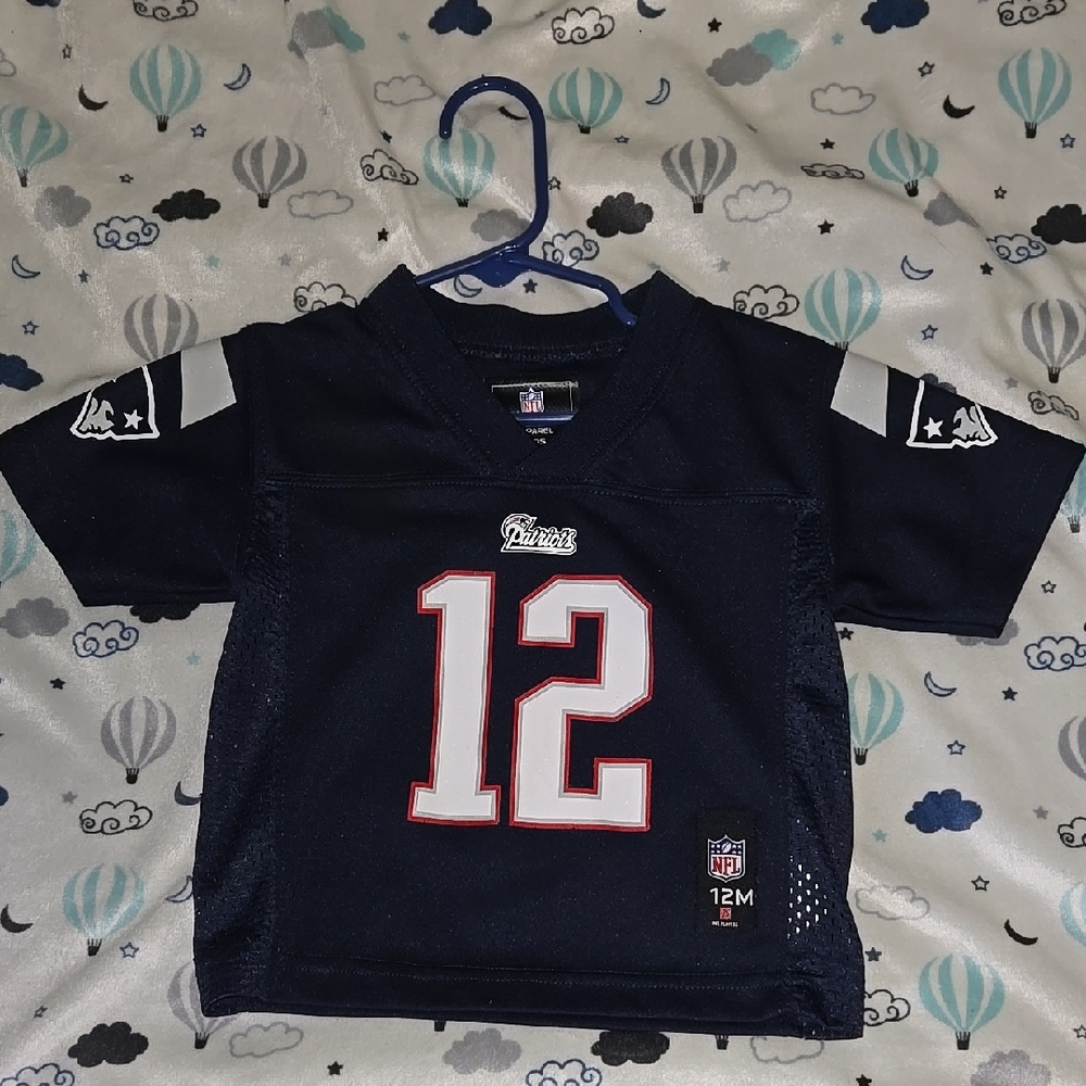 NFL Navy Patriots Kids Jersey